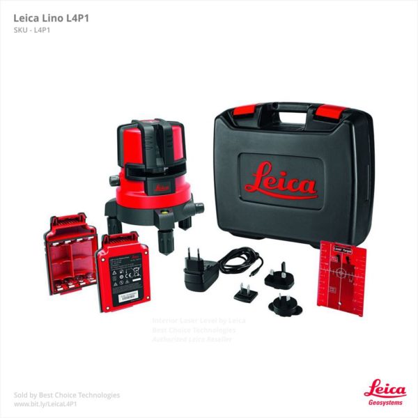 Leica Lino L4P1 - Multi Line Laser - Free 2-3 Day Shipping - Authorized Dealer - Best Choice Technologies