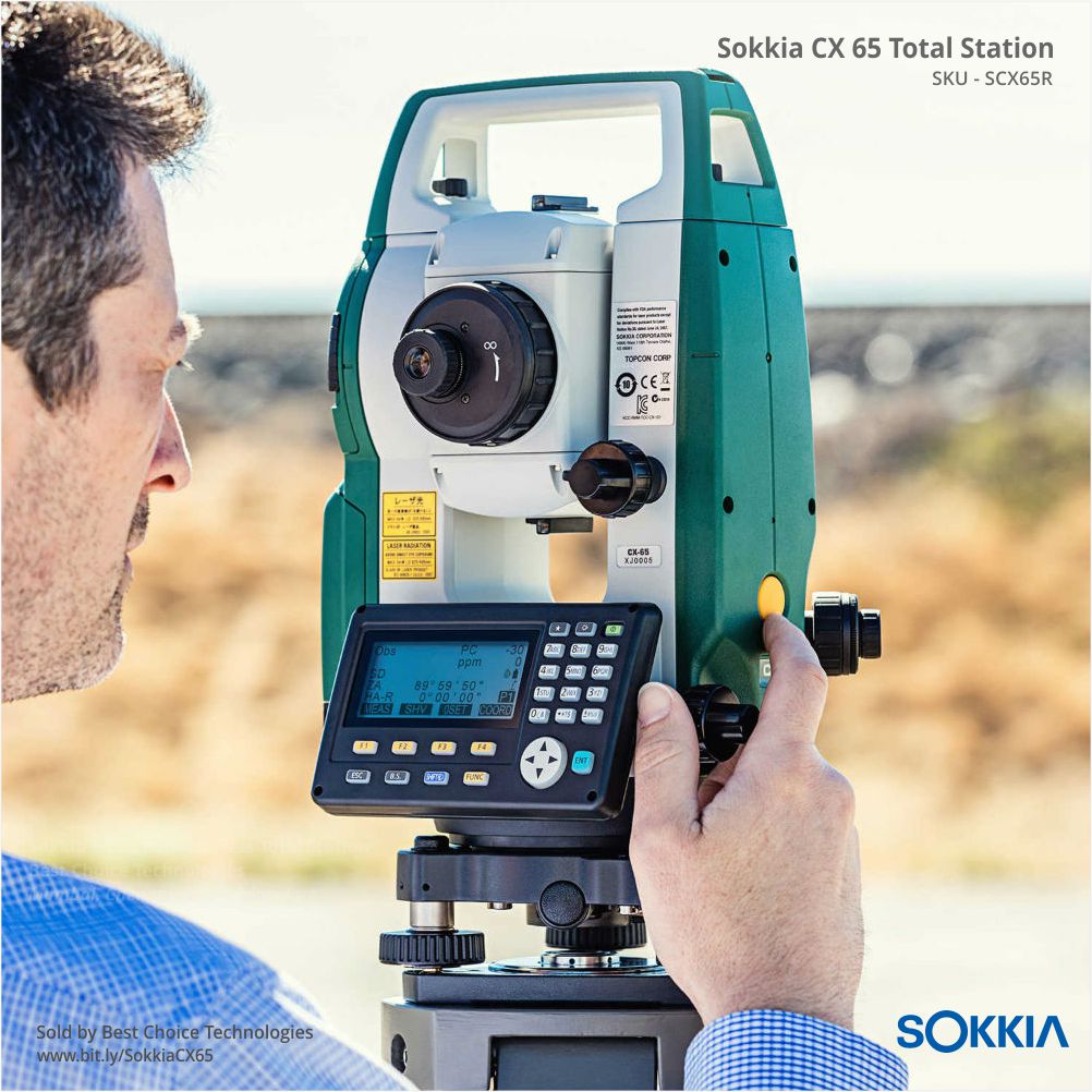 Sokkia CX 65 Total Station – 1 Year Warranty, Free Shipping, Sokkia Price