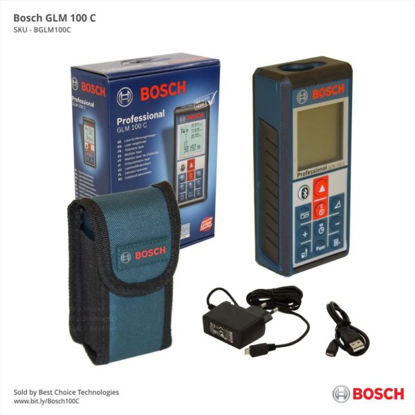 Bosch GLM 100 C | Free Shipping | Andheri, Mumbai, India, Authorized Reseller – Best Choice Technologies