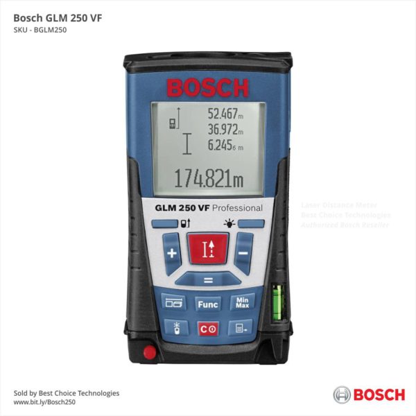 Bosch GLM 250 VF | Free Shipping | Andheri, Mumbai, India, Authorized Reseller – Best Choice Technologies