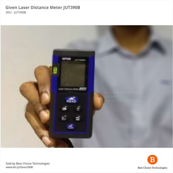 Given Laser Distance Meter JUT390B+ – Free Shipping, Price in Mumbai, Pune, Chennai, Bangalore, Delhi