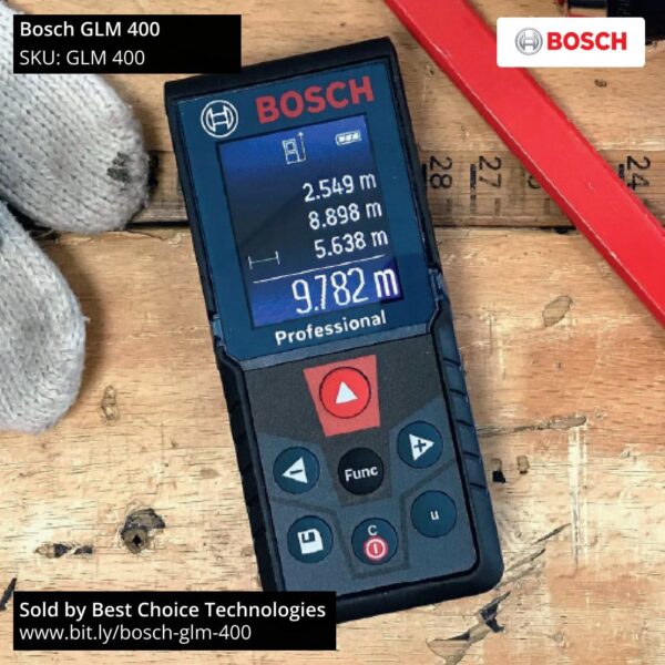 Bosch GLM 400 | One Press | Colour display